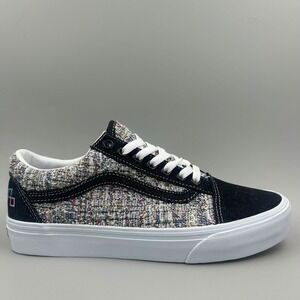 Vans Old Skool Women Size 8.5 Rainbow Denim Together As Ourselves Shoes NEW